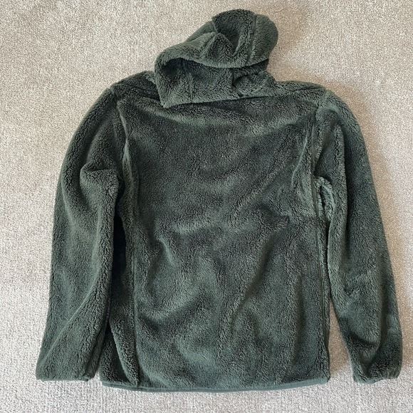 Roark Mens Rambler High Pile Fleece Full Zip Jacket Large Olive Camo NEW - Picture 2 of 5